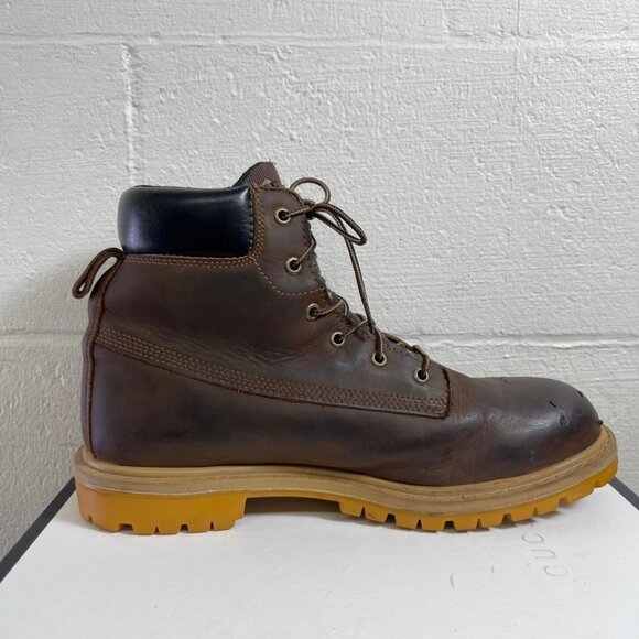 Red Wing Irish Setter 83614 Waterproof Brown Nubuck Safety Work Boots Men\'s 11 D main image 4